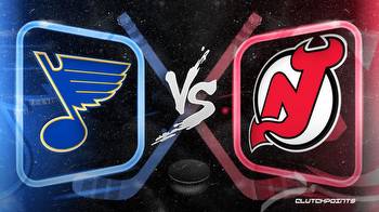 NHL Odds: Blues-Devils prediction, pick and How to Watch