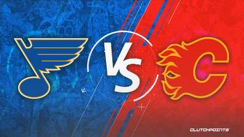 NHL Odds: Blues-Flames prediction, odds, and pick