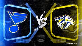 NHL Odds: Blues-Predators prediction, odds and pick