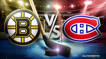 NHL Odds: Bruins-Canadiens prediction, pick, how to watch