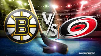 NHL Odds: Bruins-Hurricanes prediction, pick, how to watch