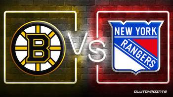 NHL Odds: Bruins-Rangers prediction, odds, pick and more