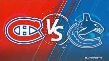 NHL odds: Canadiens-Canucks prediction, odds, pick, and more