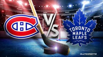 NHL Odds: Canadiens-Maple Leafs prediction, pick, how to watch