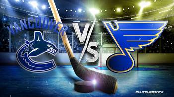 NHL Odds: Canucks-Blues Prediction, Pick, How to Watch