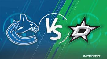 NHL Odds: Canucks vs. Stars prediction, odds, pick and more