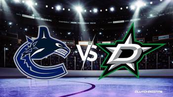 NHL Odds: Canucks vs. Stars prediction, pick, how to watch