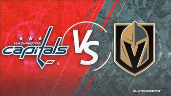 NHL odds: Capitals-Golden Knights prediction, odds, pick, and more
