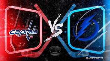 NHL Odds: Capitals-Lightning prediction, odds and pick