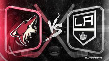 NHL Odds: Coyotes-Kings prediction, odds and pick