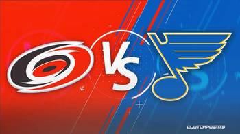 NHL Odds: Hurricanes-Blues prediction, odds, pick and more