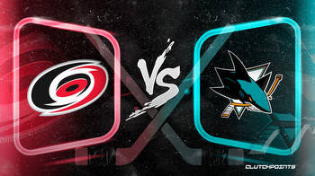 NHL Odds: Hurricanes-Sharks prediction, odds and pick