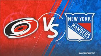 NHL Odds: Hurricanes vs. Rangers prediction, odds and pick