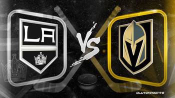 NHL Odds: Kings vs. Golden Knights prediction, pick, how to watch