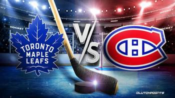 NHL Odds: Maple Leafs-Canadiens prediction, pick, how to watch