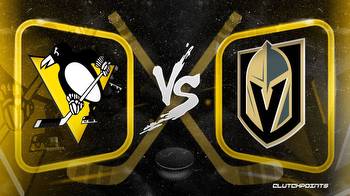 NHL Odds: Penguins-Golden Knights prediction, pick and How to Watch