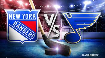 NHL Odds: Rangers-Blues Prediction, Pick, How to Watch