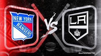 NHL Odds: Rangers vs. Kings prediction, odds and pick