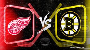 NHL Odds: Red Wings-Bruins prediction, odds and pick