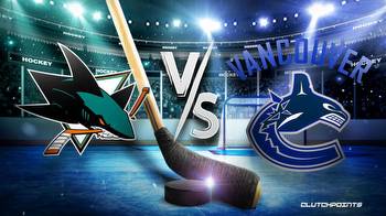 NHL Odds: Sharks-Canucks Prediction, Pick, How to Watch