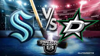 NHL Playoff Odds: Kraken-Stars Prediction, Pick, How to Watch