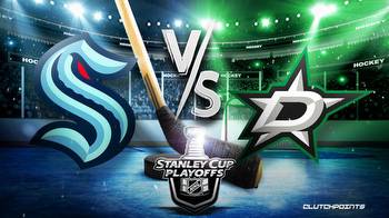 NHL Playoffs Odds: Kraken-Stars prediction, pick, how to watch