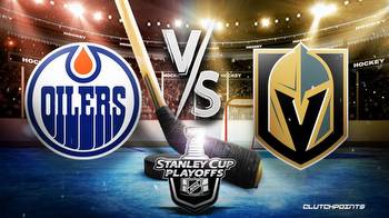 NHL Playoffs Odds: Oilers-Golden Knights Game 2 prediction, pick, how to watch