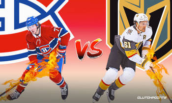 NHL Stanley Cup Playoffs odds: Canadiens vs. Golden Knights Game 1 prediction, odds, pick, and more