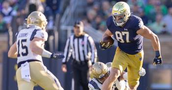 Notre Dame opens as three-score favorite vs. Navy