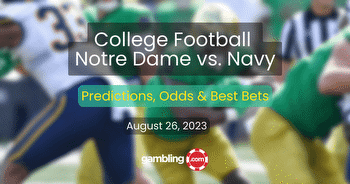 Notre Dame vs. Navy College Football Predictions & Odds