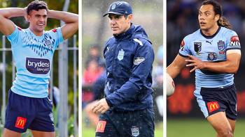 NRL 2023: NSW Blues team, State of Origin, Latrell Mitchell, Haumole Olaka’atu, Damien Cook, Tom Trbojevic, Brad Fittler