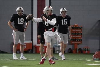 Ohio State football’s Kyle McCord and Devin Brown competing to be Buckeyes’ ‘clear-cut No. 1′ quarterback