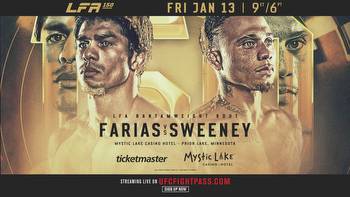 Opening Betting Odds for LFA 150: Farias vs. Sweeney