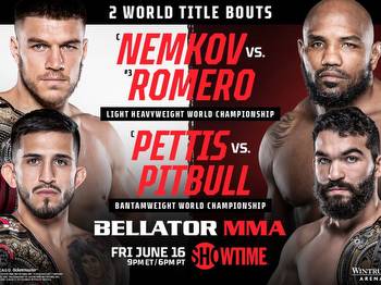 Opening Odds For Bellator 297: Nekmov vs. Romero