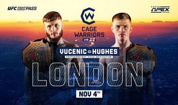 Opening Odds for Cage Warriors 145: Vucenic vs. Hughes