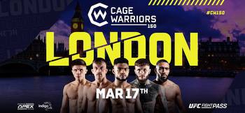 Opening Odds for Cage Warriors 150: London