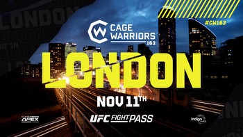 Opening Odds for Cage Warriors 163: London