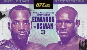 Opening Odds for UFC 286: Edwards vs. Usman 3