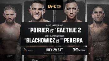 Opening Odds for UFC 291: Poirier vs. Gaethje 2