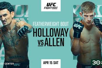 Opening Odds for UFC Kansas City: Holloway vs. Allen