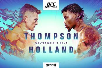 Opening Odds for UFC Orlando: Thompson vs. Holland