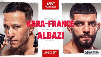 Opening Odds for UFC Vegas 74: Kara-France vs. Albazi