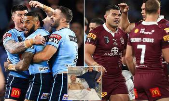 Origin players miss their chance to raise $25,000 for paralysed NRL stars in game three