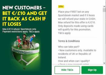 Paddy Power Punchestown Festival Free Bet: £10 Cashback Offer