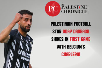 Palestinian Football Star Dabbagh Shines in First Game with Belgium’s Charleroi