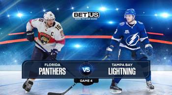 Panthers at Lightning Game 4 Preview, Odds, Picks & Predictions