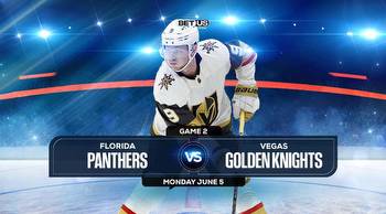 Panthers vs Golden Knights Game 2 Prediction, Odds, Picks Jun 5