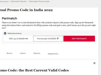 Parimatch Promo Code in India 2024: Get up to 30,000 INR