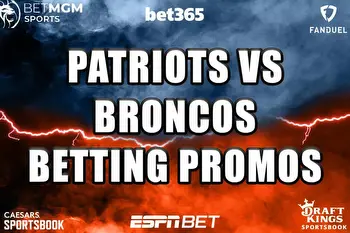 Patriots-Broncos Betting Promos: Grab $4,050 in Bonuses from ESPN BET, More