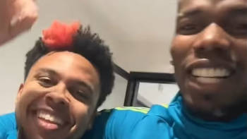 Paul Pogba jokes ‘my guy supporting France’ about USA star Weston McKennie’s patriotic red, white and blue haircut